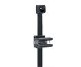 Cable Tie with Edge Clip 200 x 4.8mm, Polyamide, 230N, Black, Pack of 100 pieces